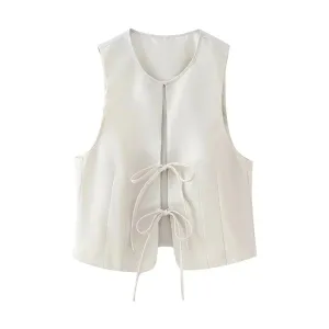 A&A Bow Tie Sleeveless Vest Top