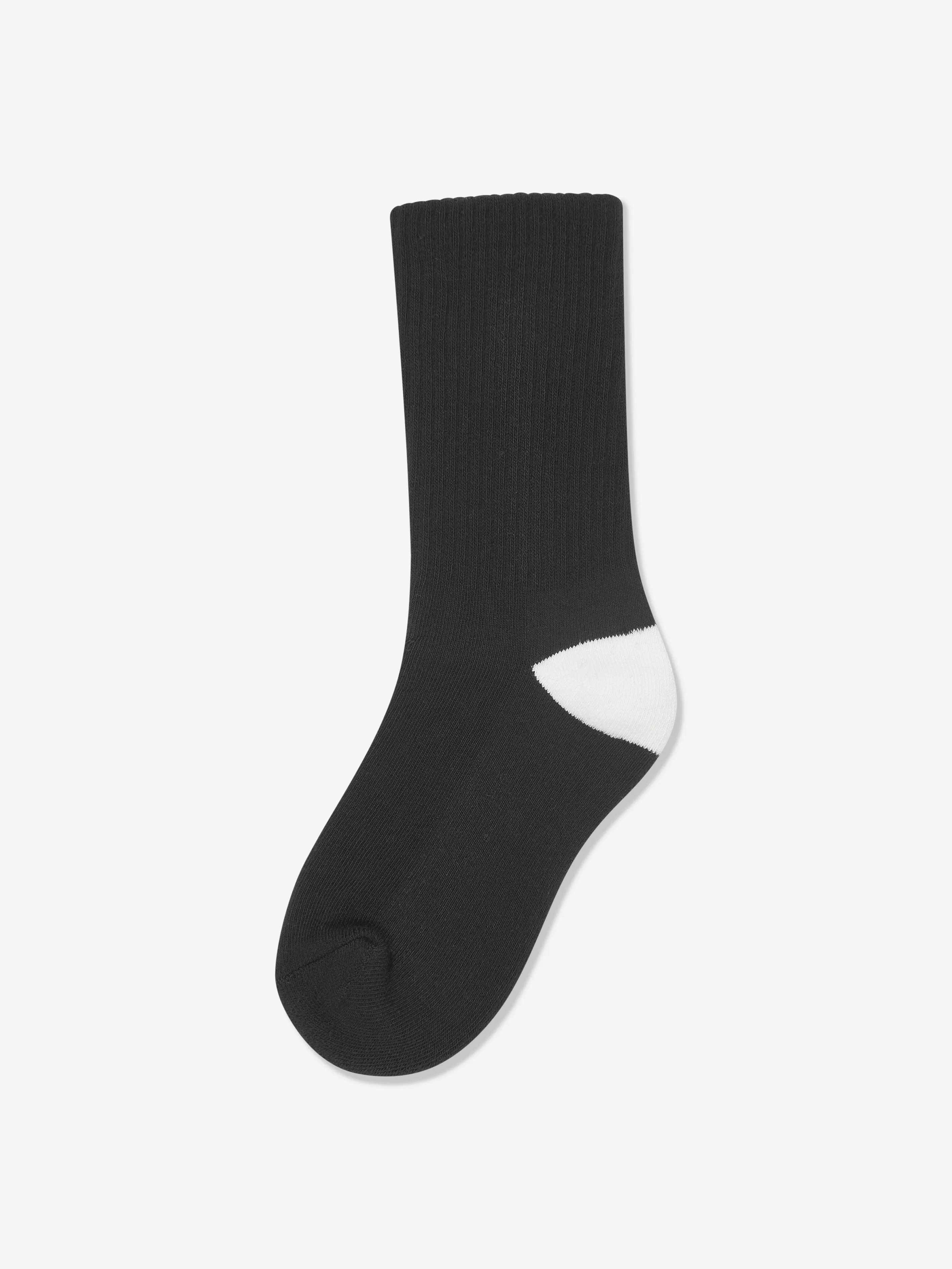 Amiri Kids Bones Stacked Socks in Black