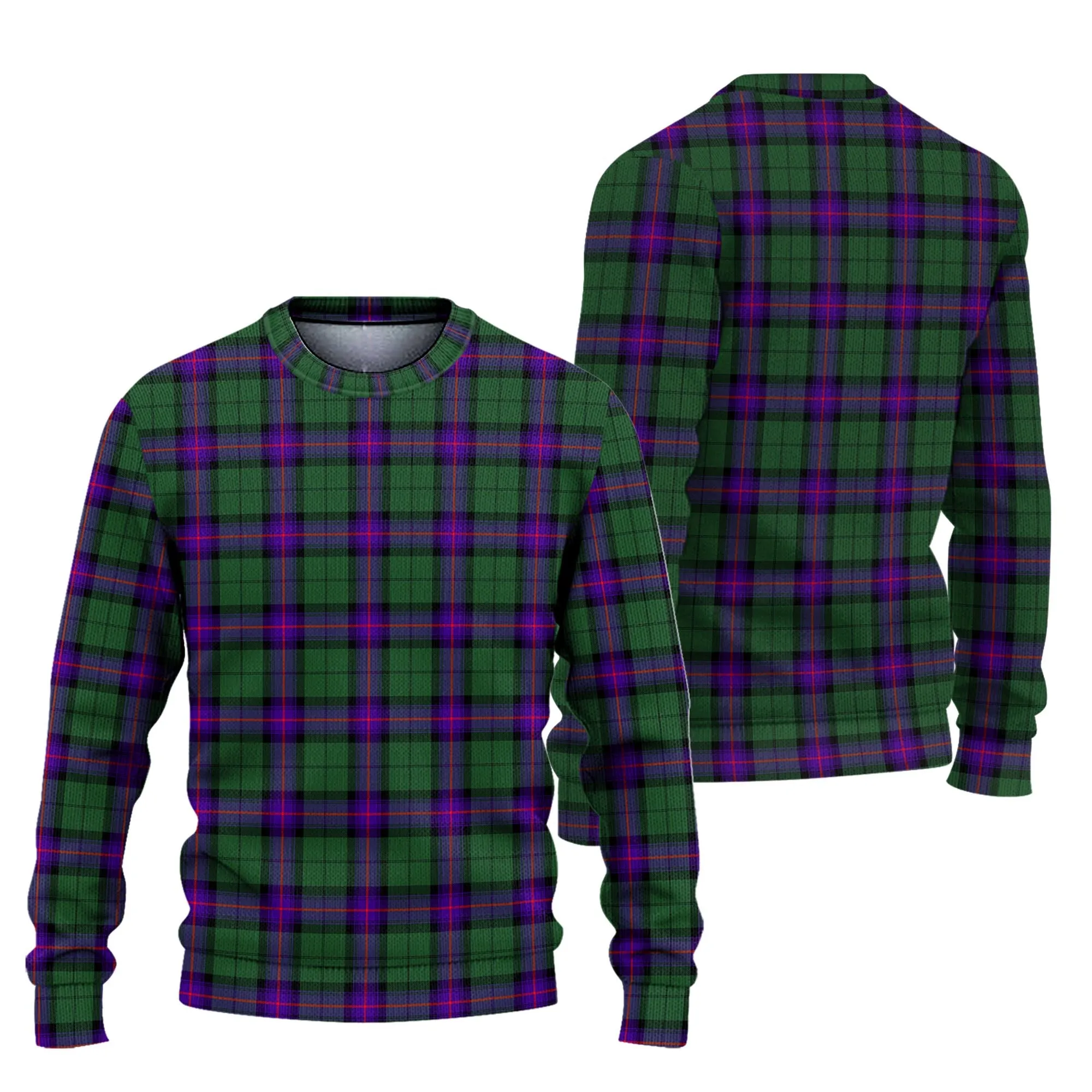 Armstrong Modern Tartan Ugly Sweater