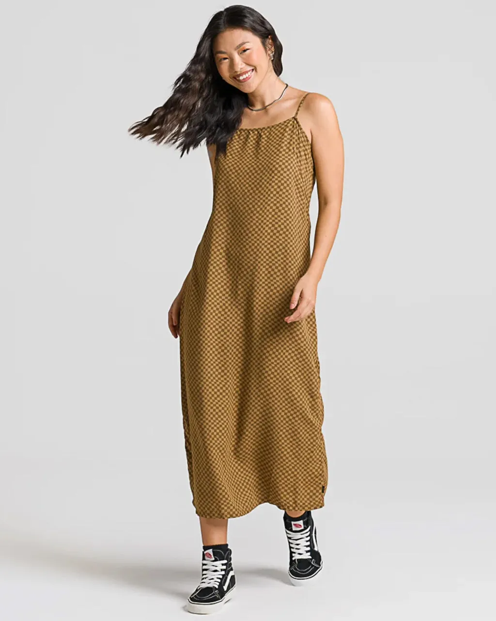 Camden Slip Dress - Sepia