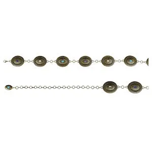 CATCHFLY LADIES BELT CHAIN W/CONCHOS