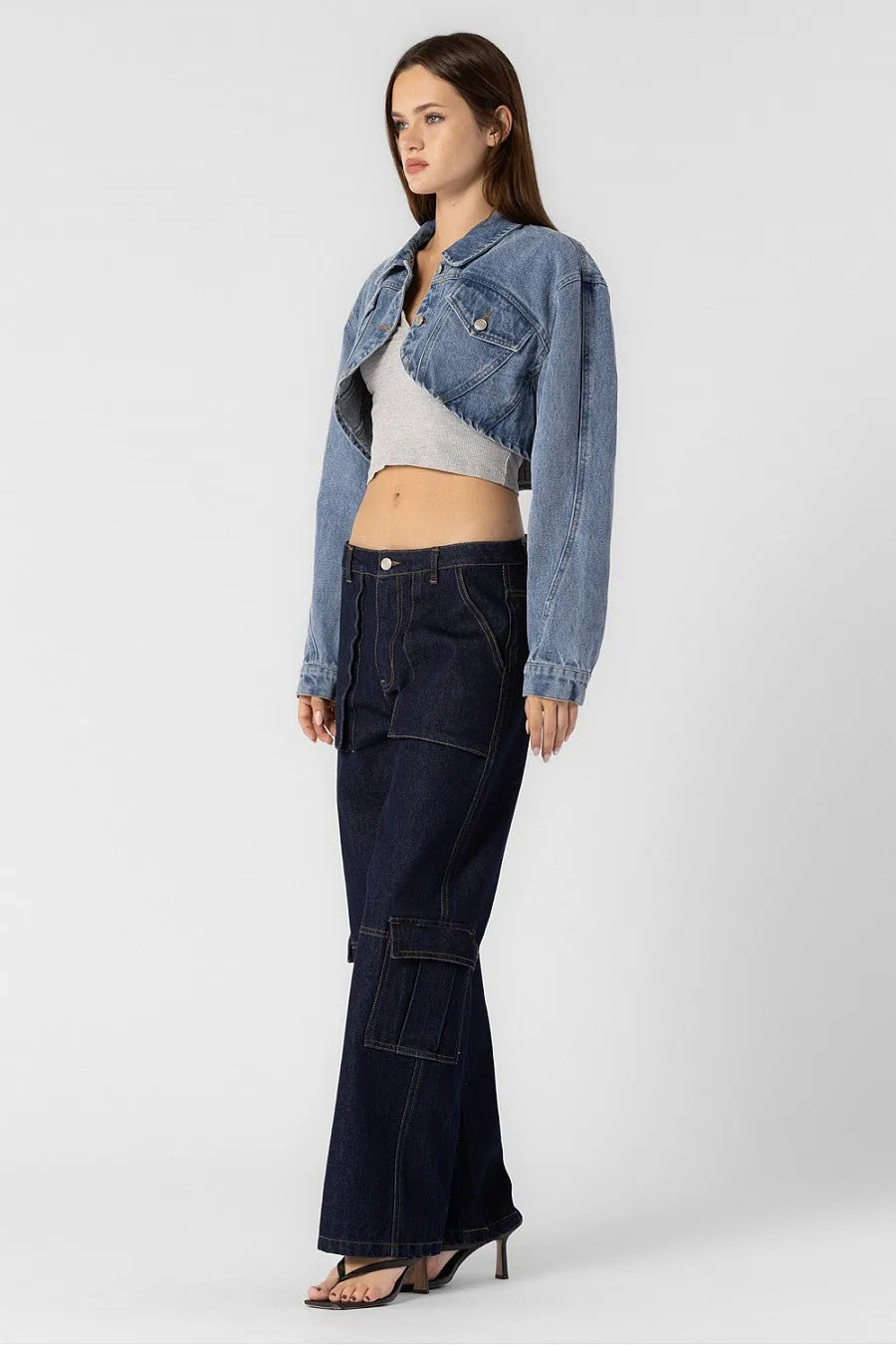 Cropped Denim Jacket - FINAL SALE