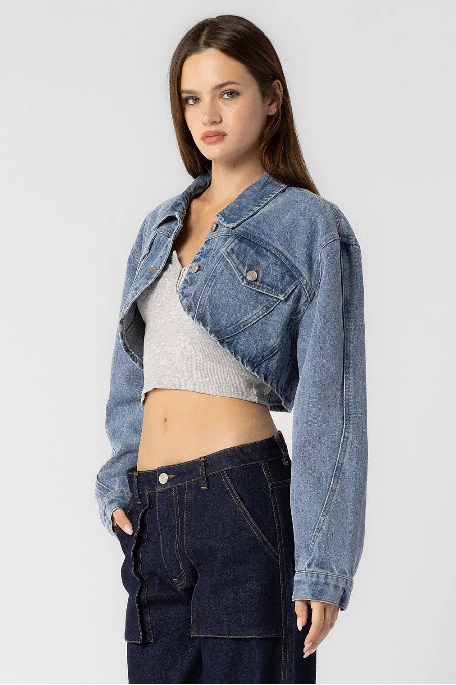 Cropped Denim Jacket - FINAL SALE