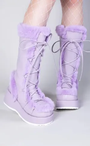 CUBBY-311 Lavender Vegan Suede Boots