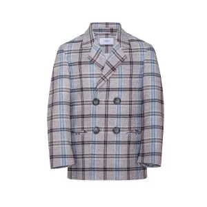 DOUBLE BREASTED BLAZER-Rude Alpe Grey