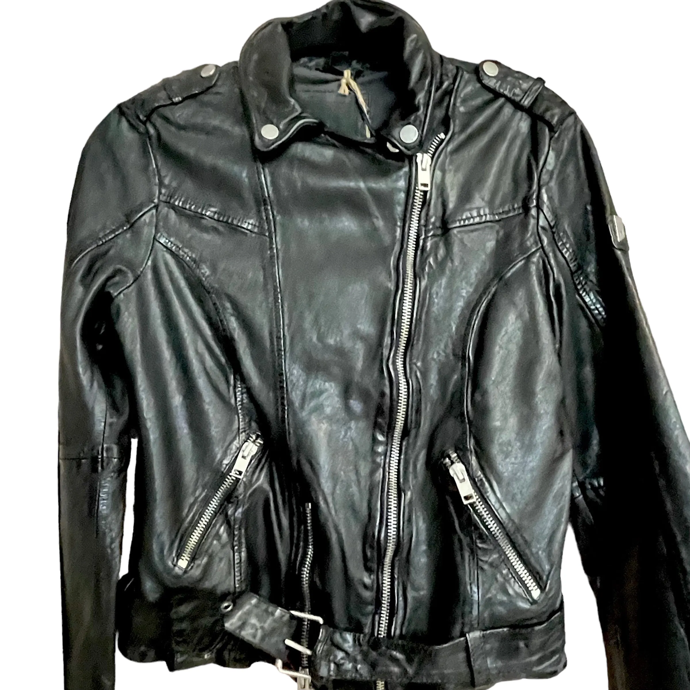 Genuine Leather Biker Jacket