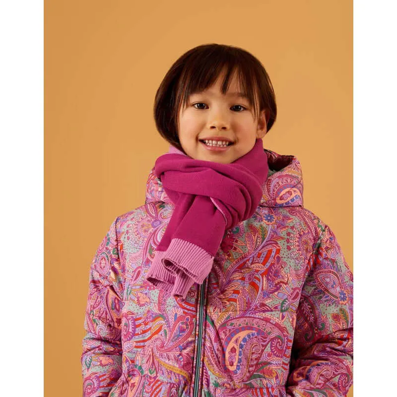 Girls Purple Camelotte Paisley Coat