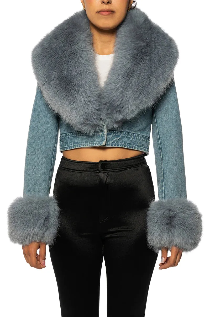 Gisele Faux Fur Jacket