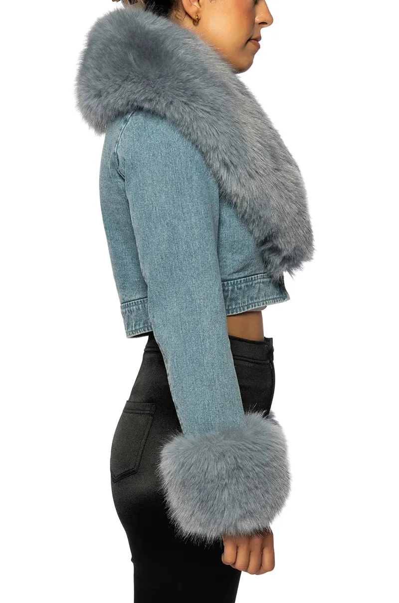 Gisele Faux Fur Jacket