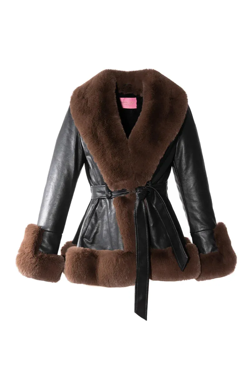 Kenzy Faux Fur Coat