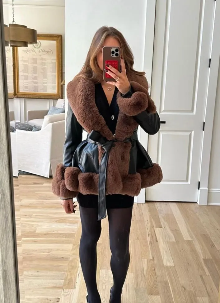 Kenzy Faux Fur Coat