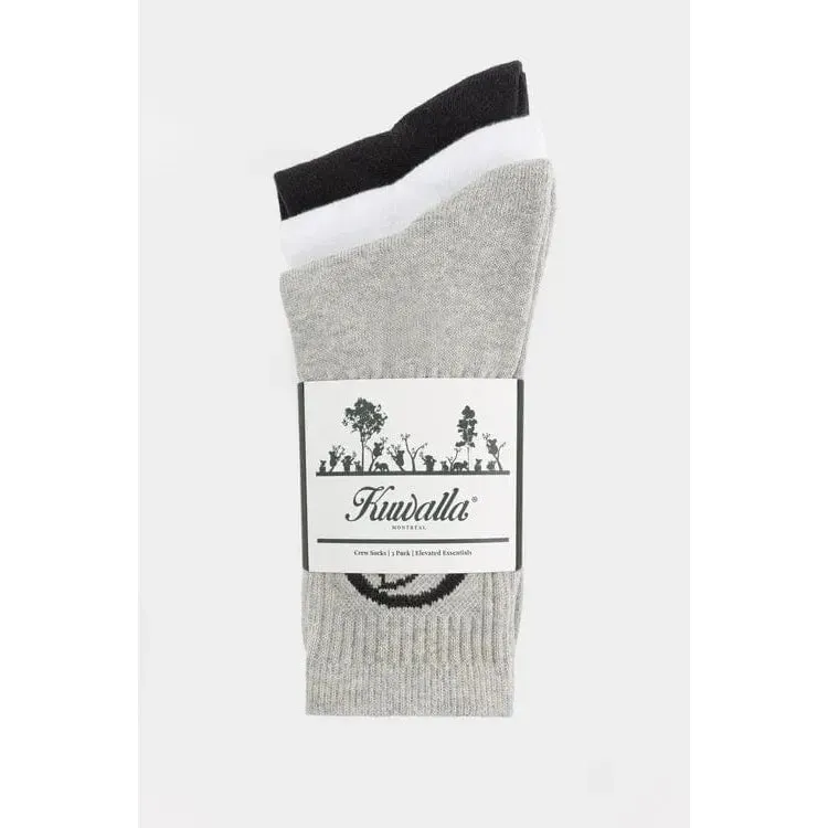 Kuwalla 3 pack Crew Sock