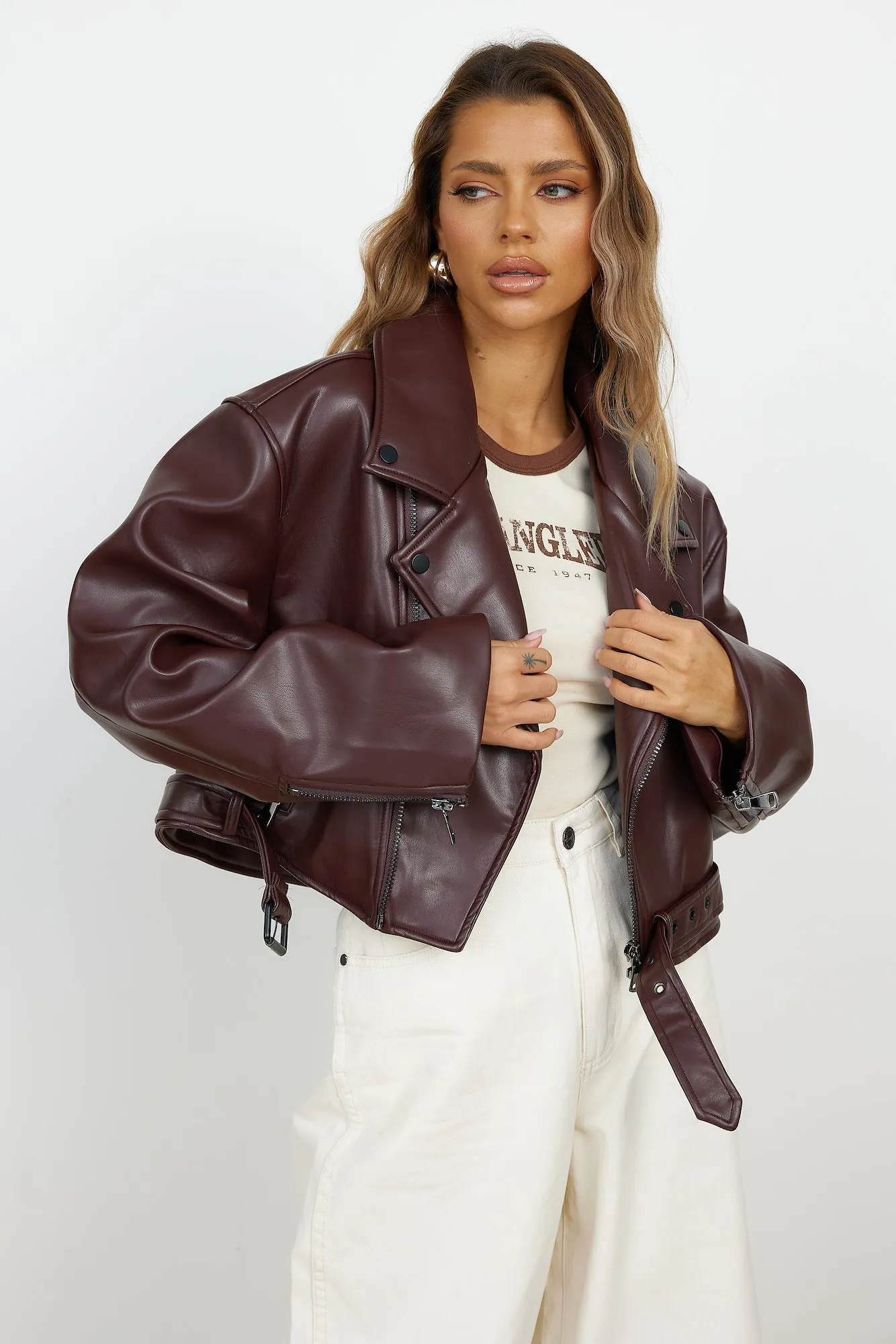 LIONESS Staten Island Jacket Mulberry