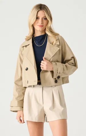 Ls Cropped Trench Coat