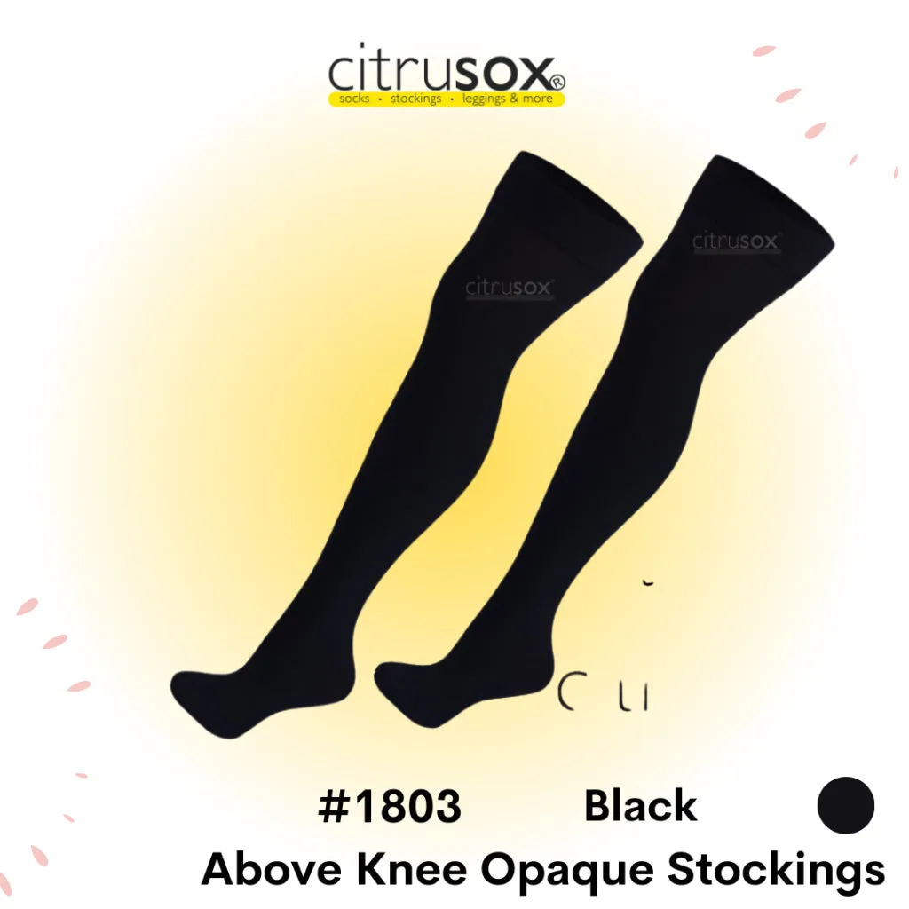 Opaque 100 denier Above Knee Stockings