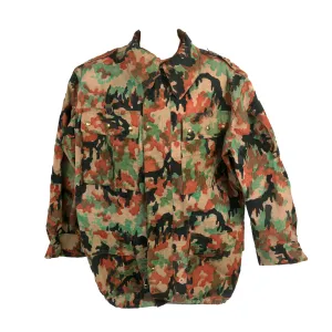 Original Belgian Early Cold War Era 1950s Experimental Leibermuster Camouflage Jacket - WWII German Designed Camouflage