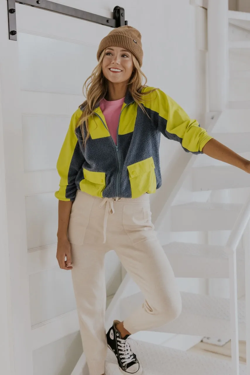 Press Rewind Colorblock Jacket