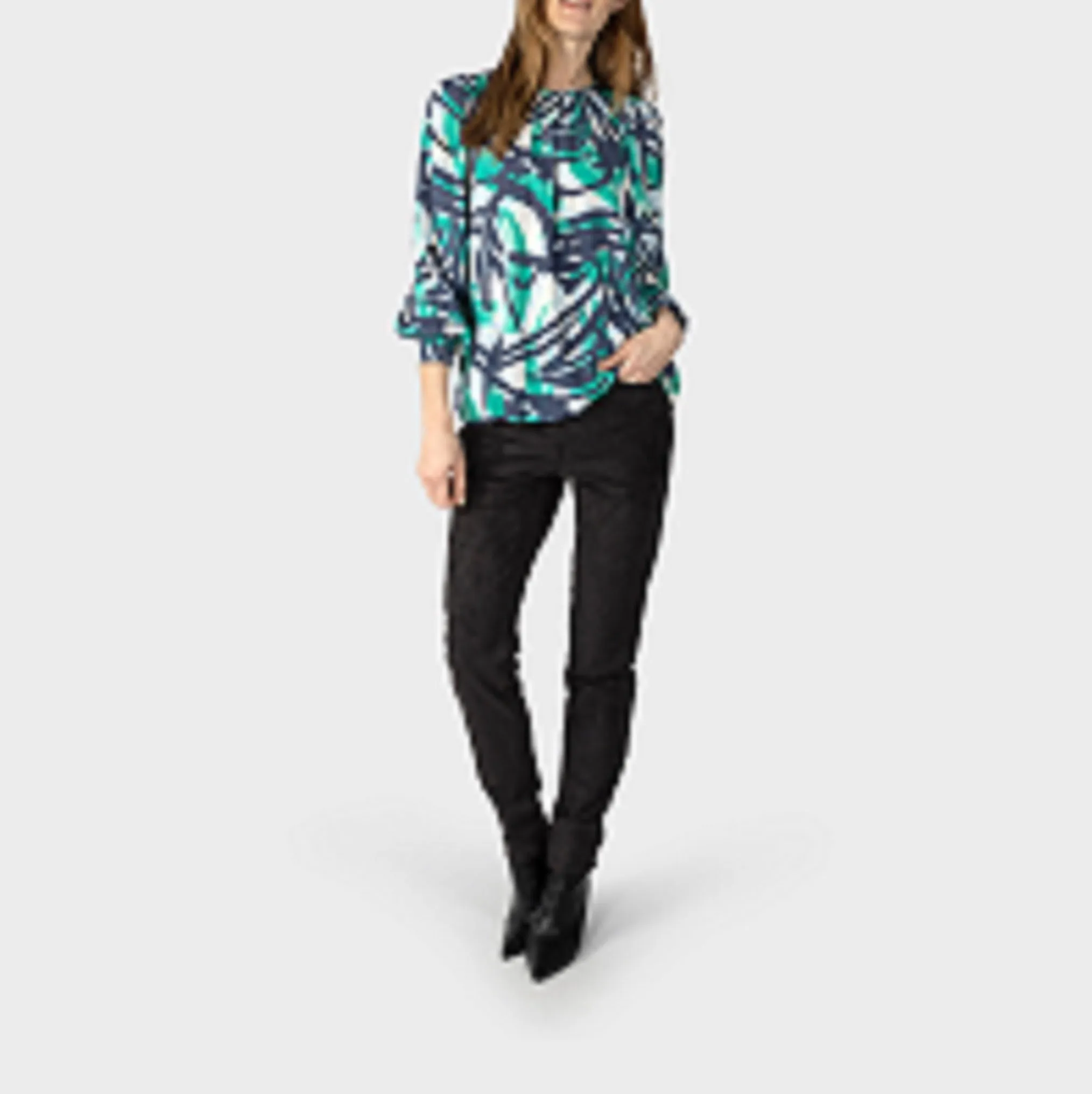 Print Blouse - Moonbeam