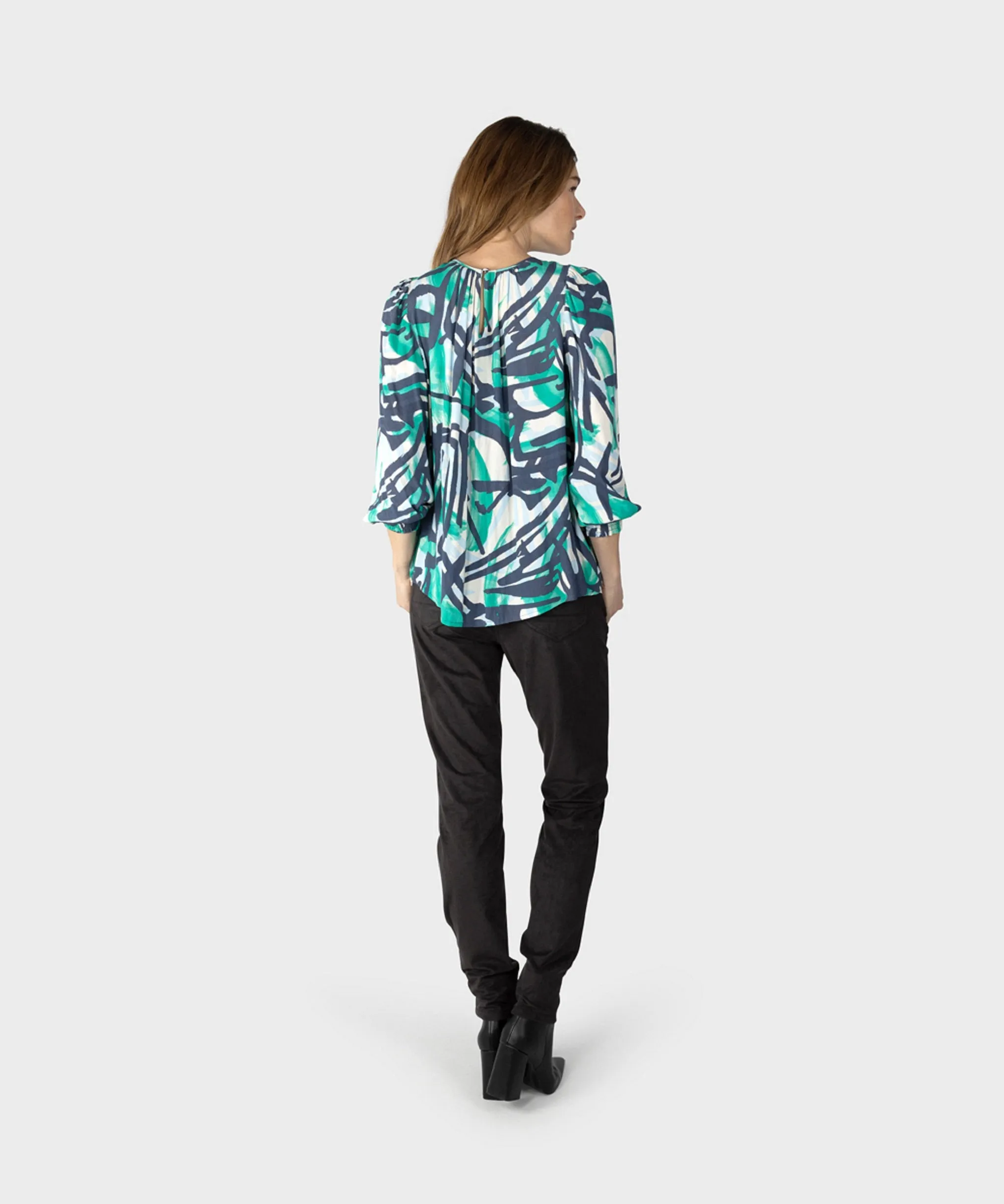 Print Blouse - Moonbeam