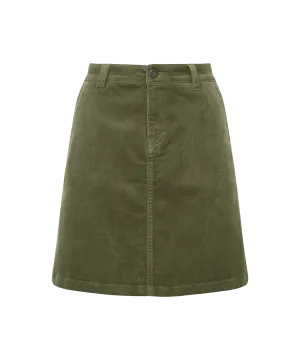 Sage Cord Skirt - Dark Sage