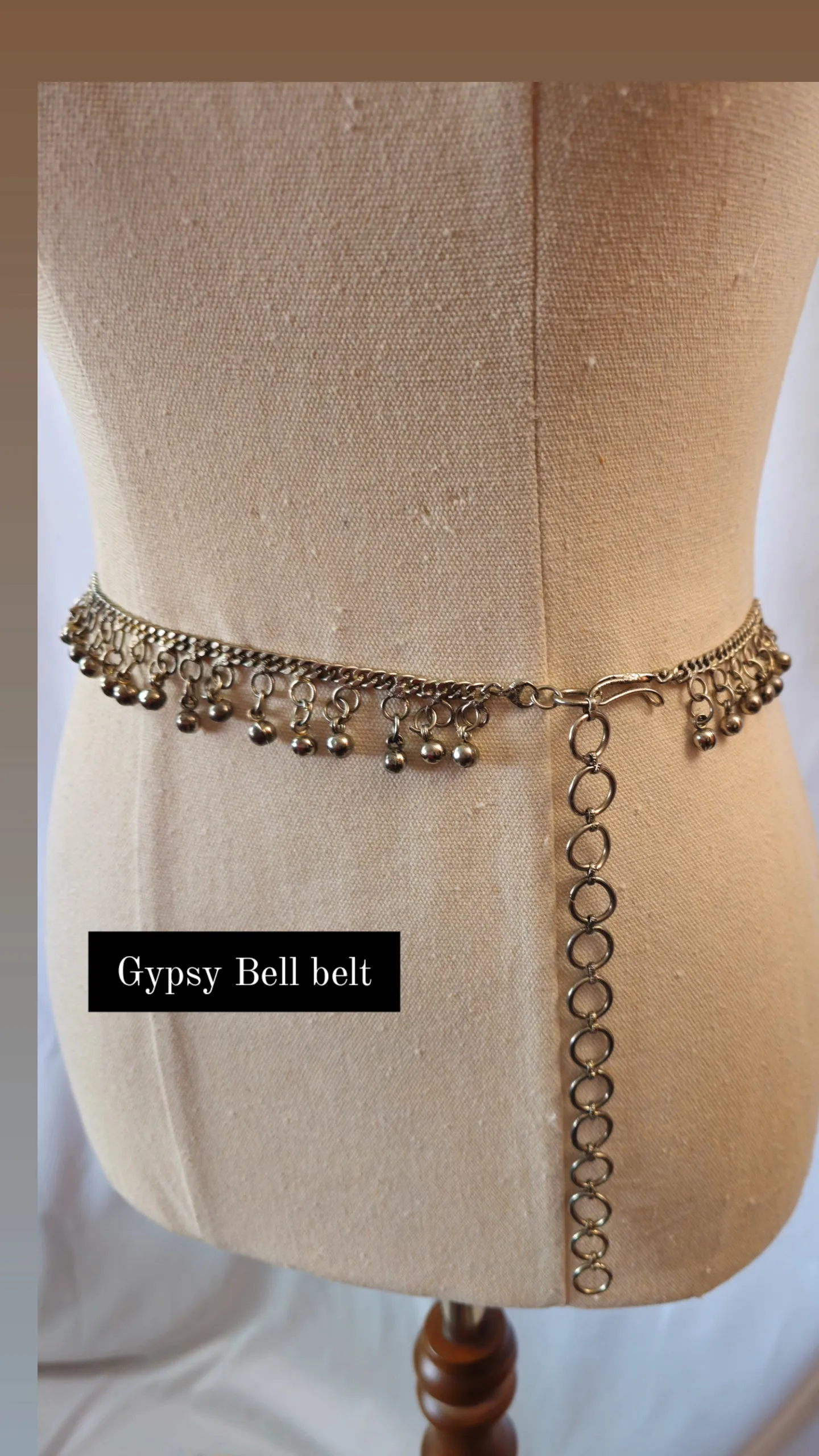 Silver Chain Gypsy Bell Belt