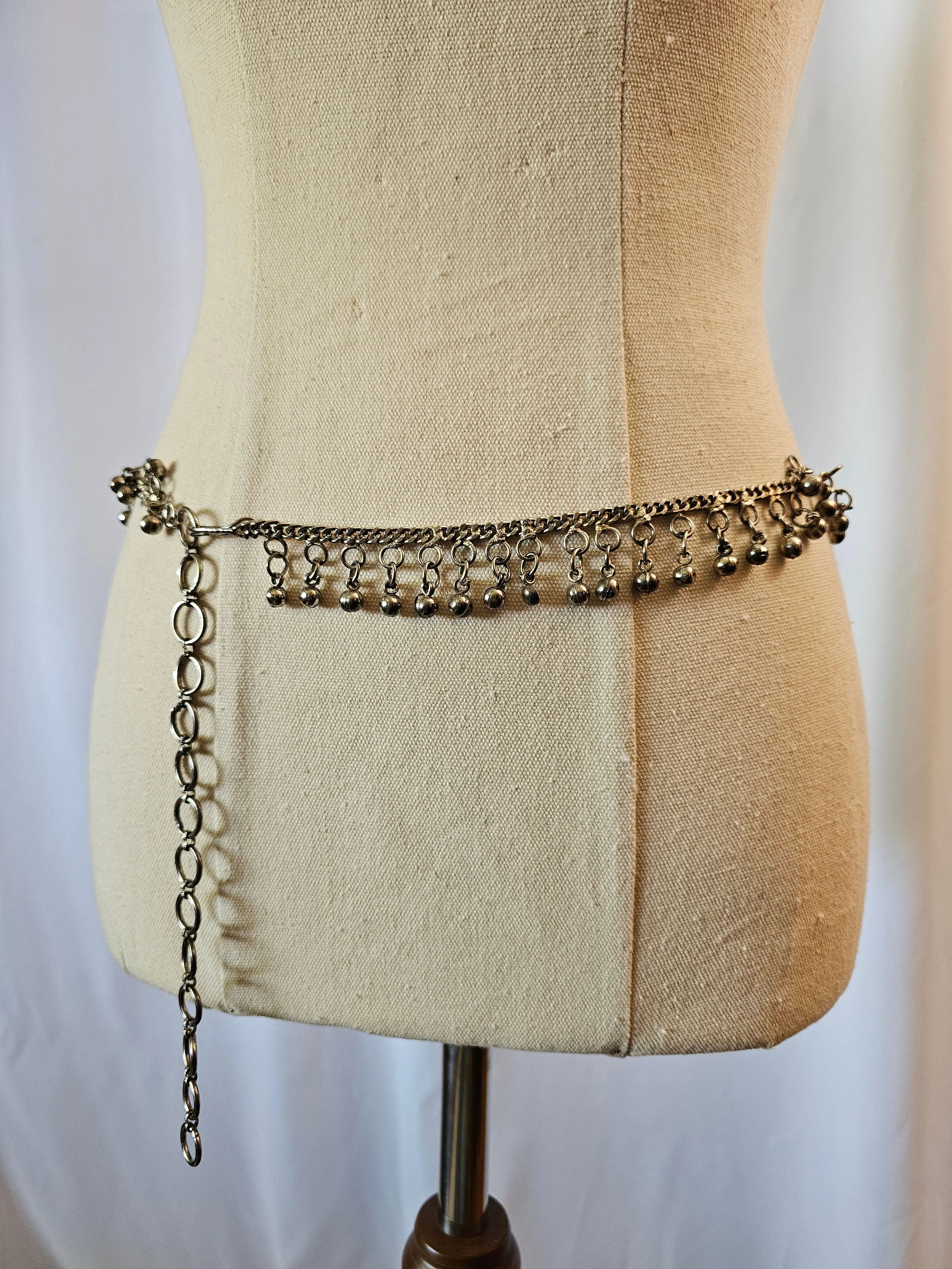 Silver Chain Gypsy Bell Belt