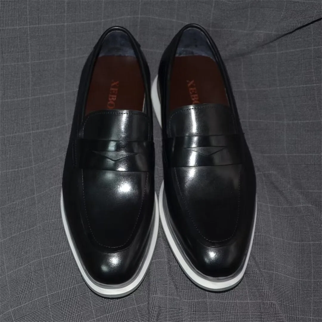 Sleek Minimalist Leather Dress Shoes