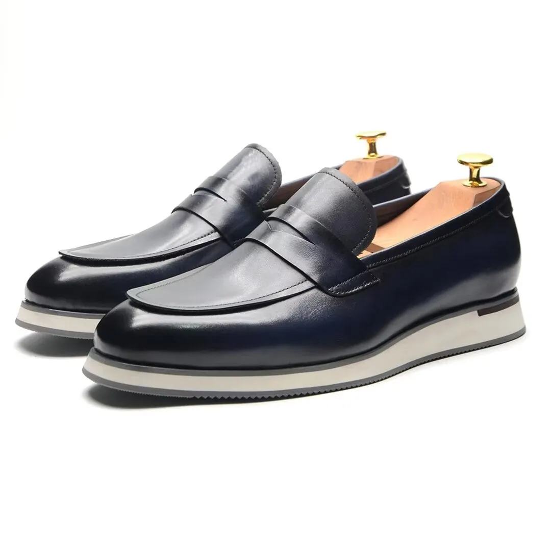 Sleek Minimalist Leather Dress Shoes