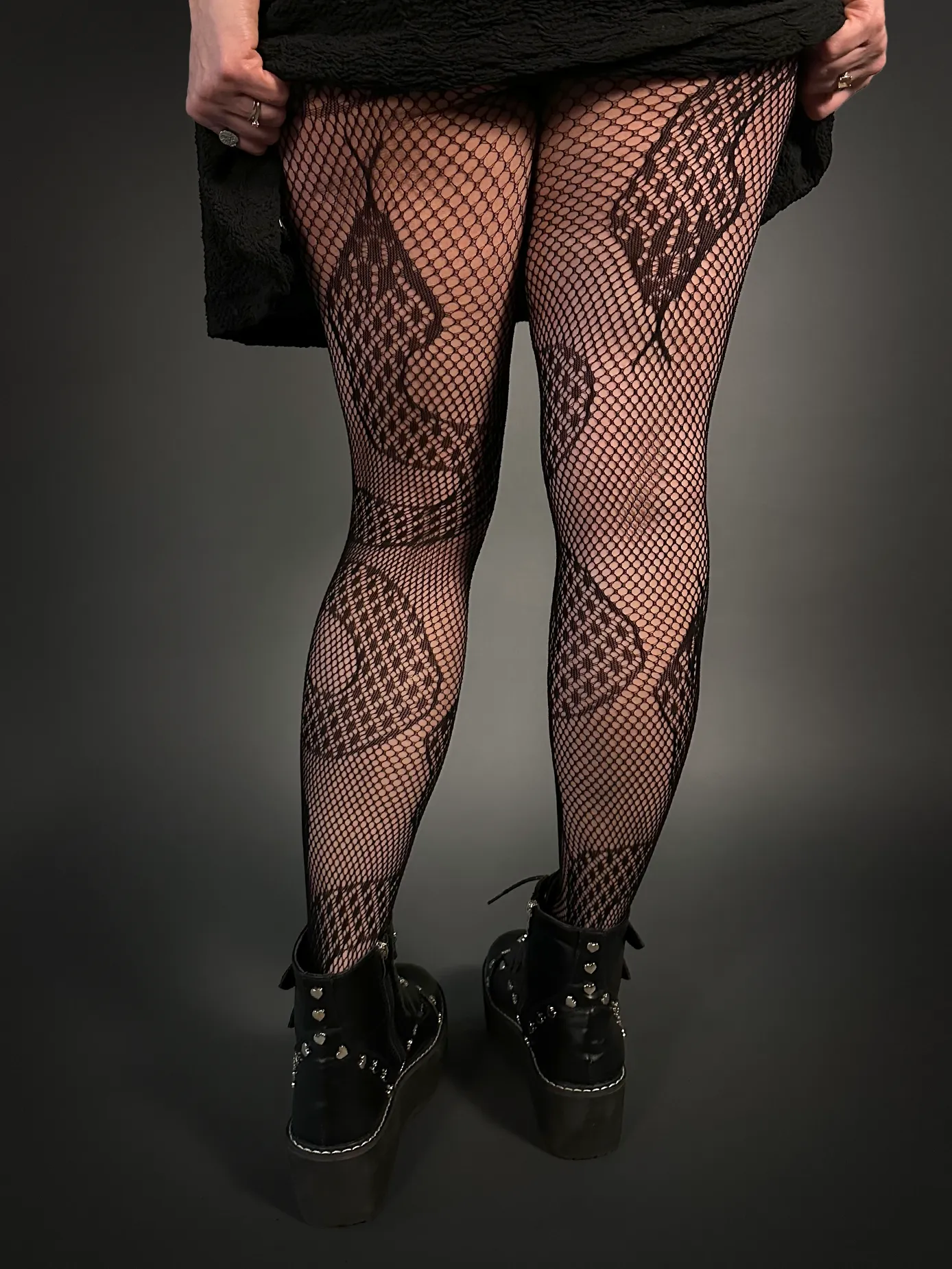 Snake High Quality Fishnet Tights by Pamela Mann Made in Italy