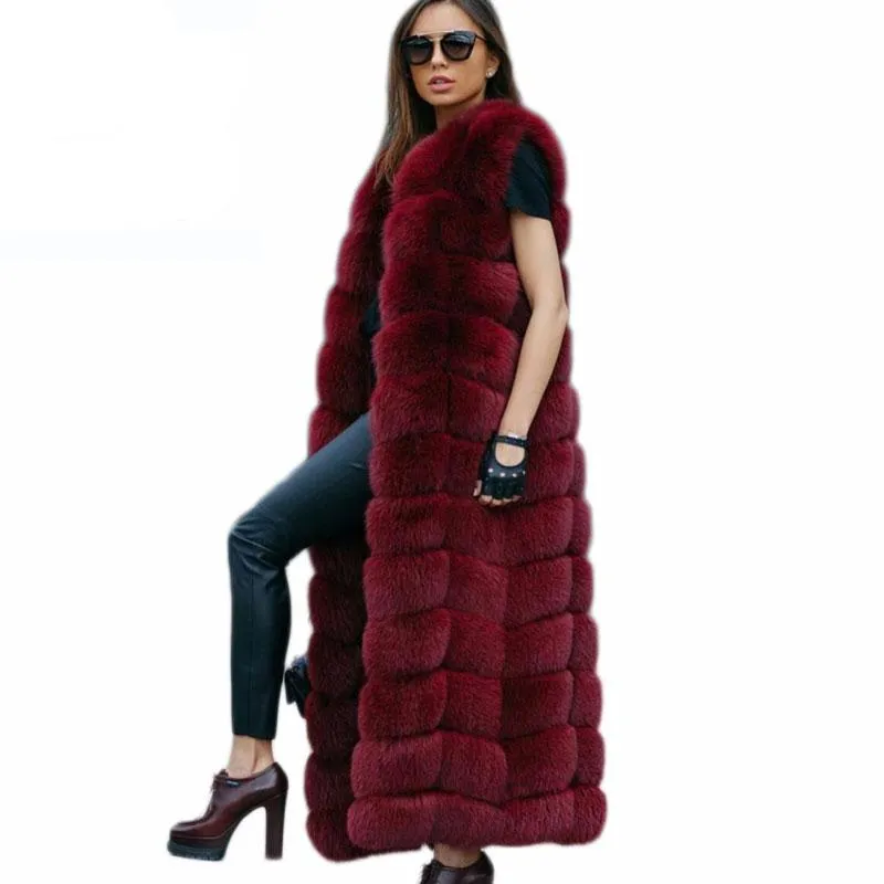 Super Long Fur Vest