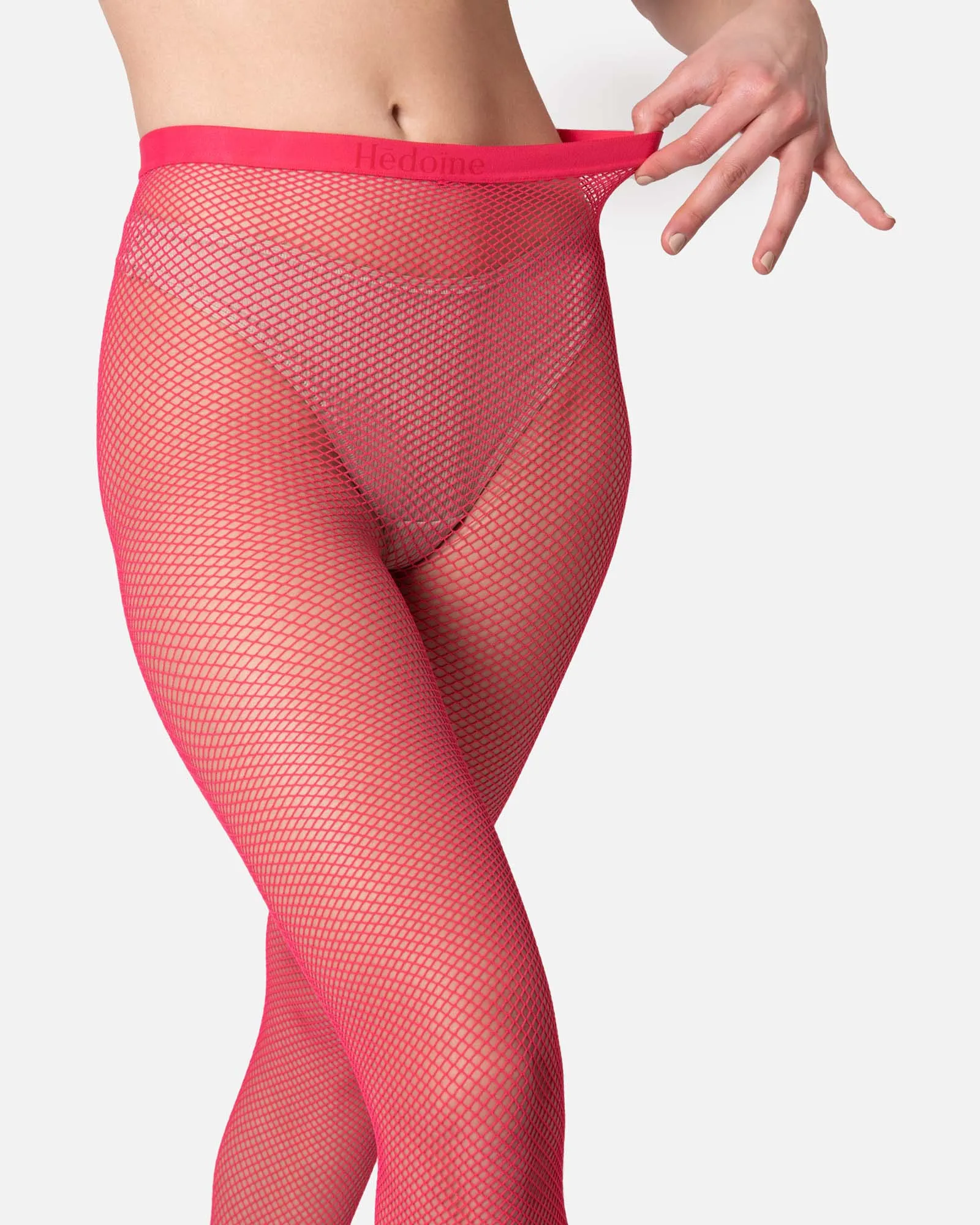 The Drama | Fishnet Tights Pink | Same Day