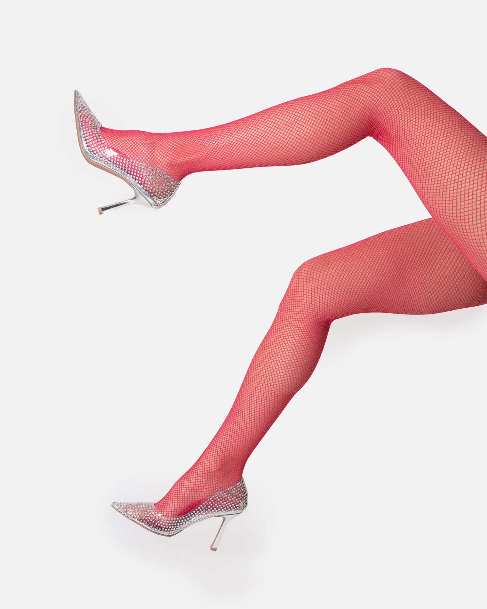 The Drama | Fishnet Tights Pink | Same Day