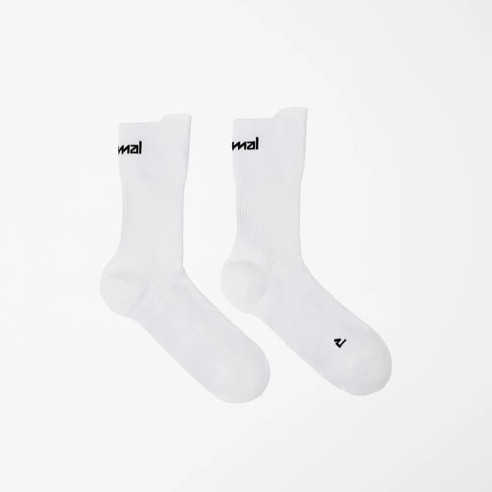 Unisex NNormal Running Socks - White