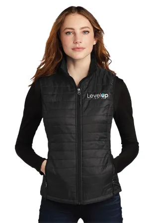 Women's Puffy Vest - Black