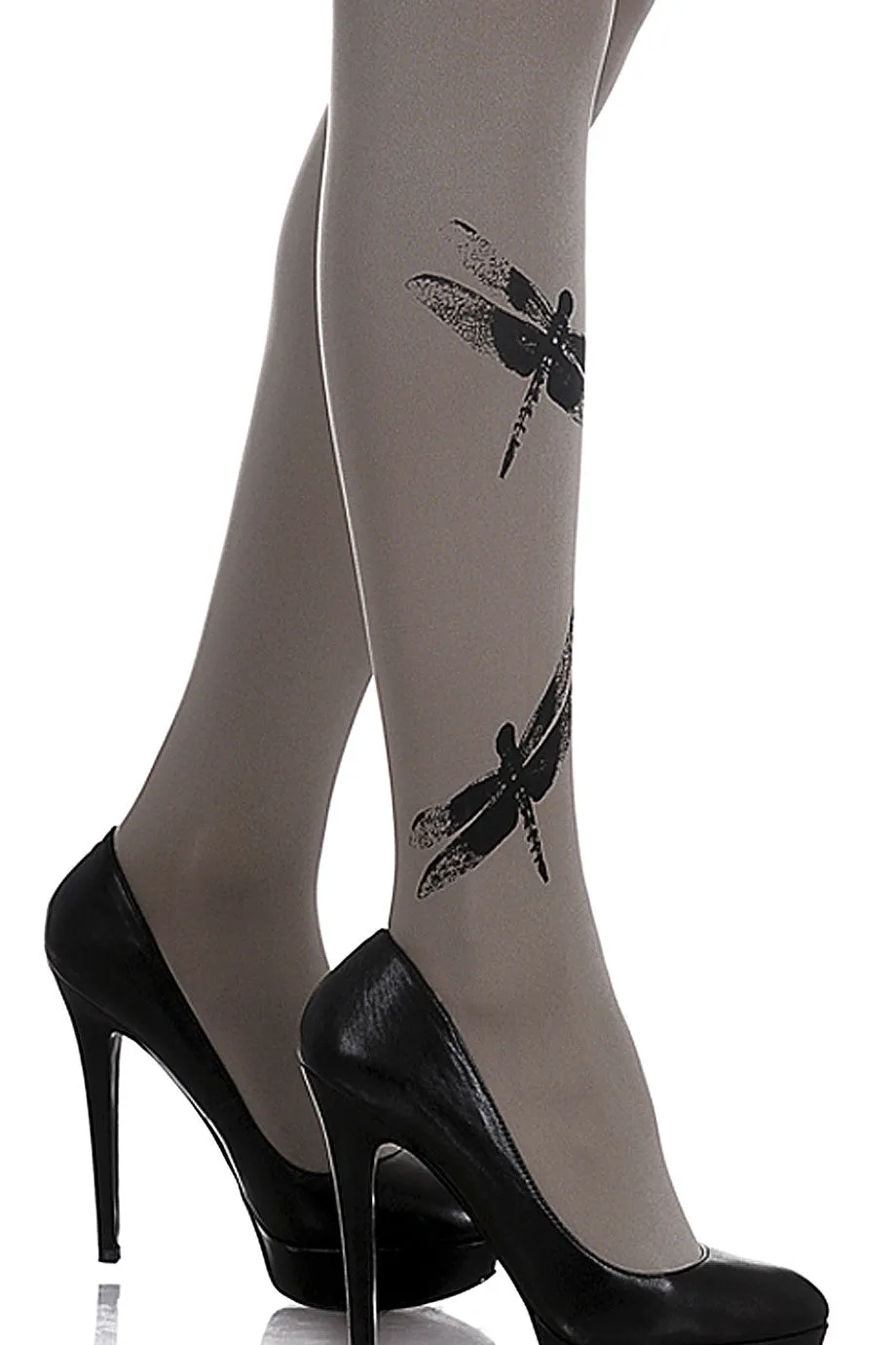 ZOHARA DRAGONFLY Medium Grey Tights