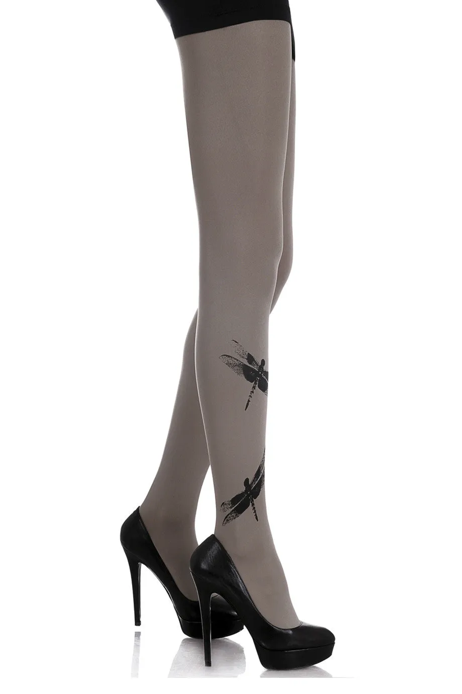 ZOHARA DRAGONFLY Medium Grey Tights